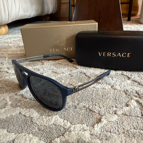 Versace Blue Sunglasses - Picture 1 of 8